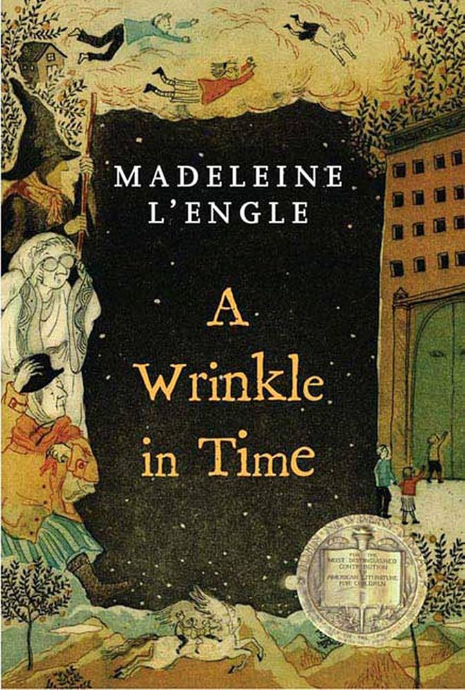 A Wrinkle in Time book cover.